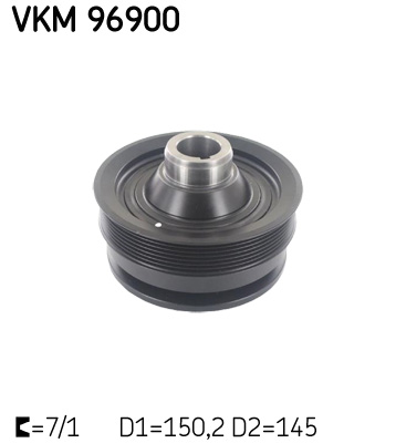 SKF VKM 96900 Puleggia cinghia, Albero a gomiti